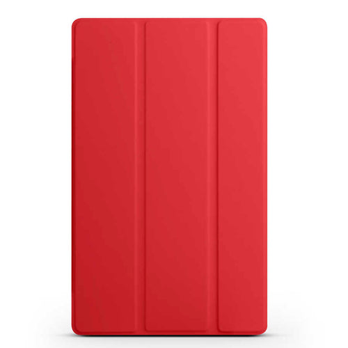 Lenovo M10 TB-X306F Gen.2 Zore Smart Cover Standlı 1-1 Kılıf - Kırmızı