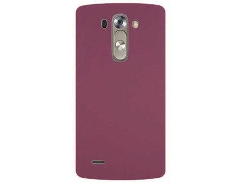 LG G3 Kılıf Zore Premier Silikon Kılıf - Mürdüm