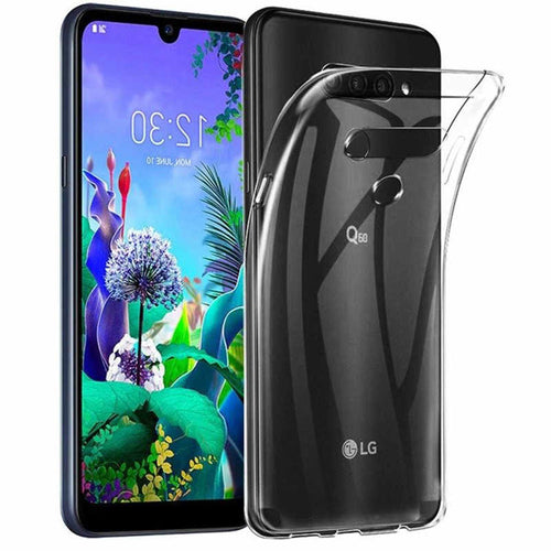LG Q60 Kılıf Zore Süper Silikon Kılıf - Renksiz