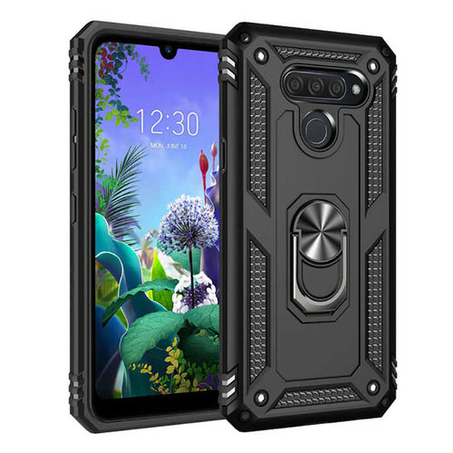 LG Q60 Kılıf Zore Vega Kılıf - Siyah