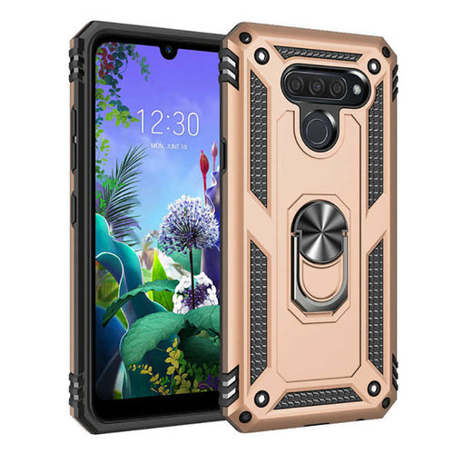 LG Q60 Kılıf Zore Vega Kılıf - Gold