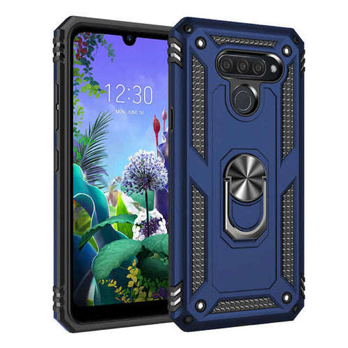 LG Q60 Kılıf Zore Vega Kılıf - Mavi