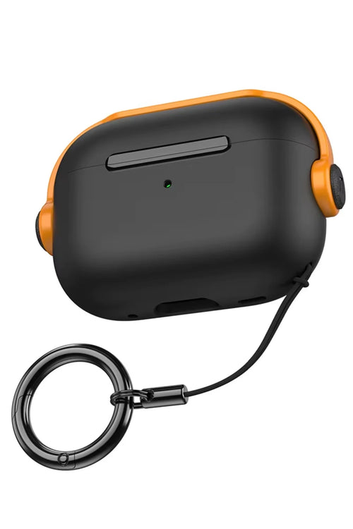 Newface Apple Airpods Pro 2 (2.nesil) Cool Kılıf - Siyah-Sarı