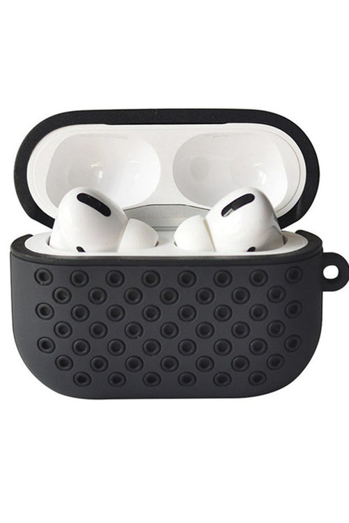 Newface Apple Airpods Pro 2 (2.nesil) Spor Delikli Kılıf - Siyah-Siyah