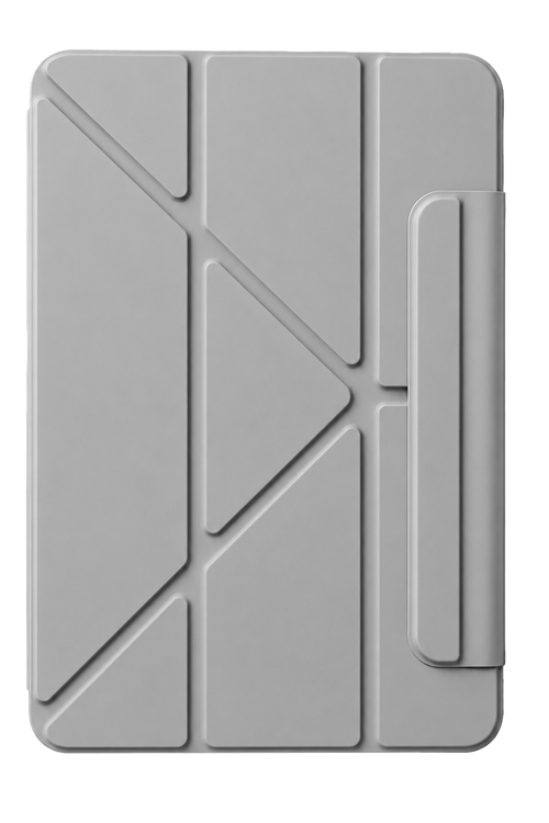 Newface Apple iPad 2025 10.9 10.Nesil (A16) Edz Manyetik Standlı Tablet Kılıfı - Gri