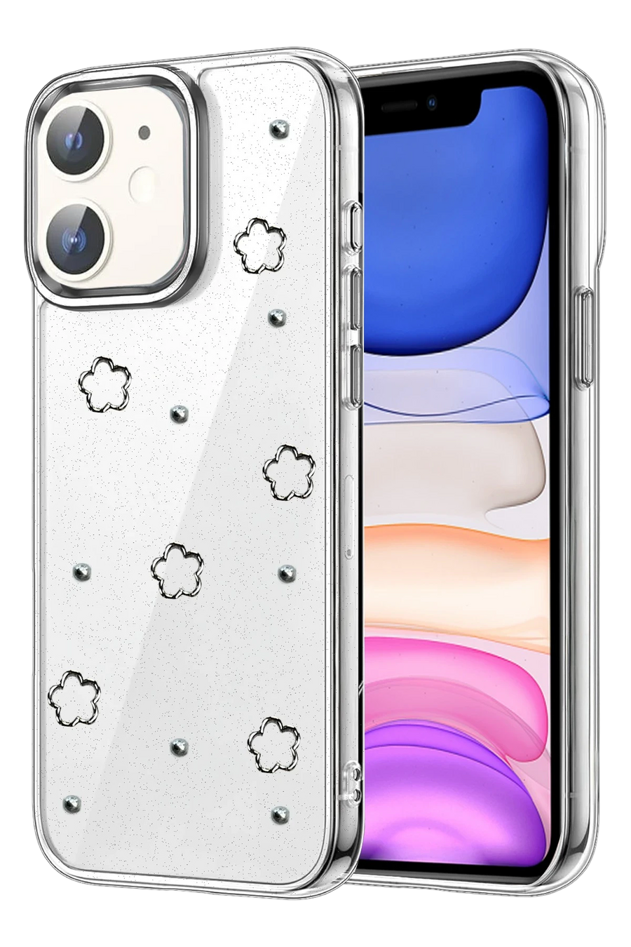 Newface Apple iPhone 11 Fiyonk Desenli Kapak - Desen 2
