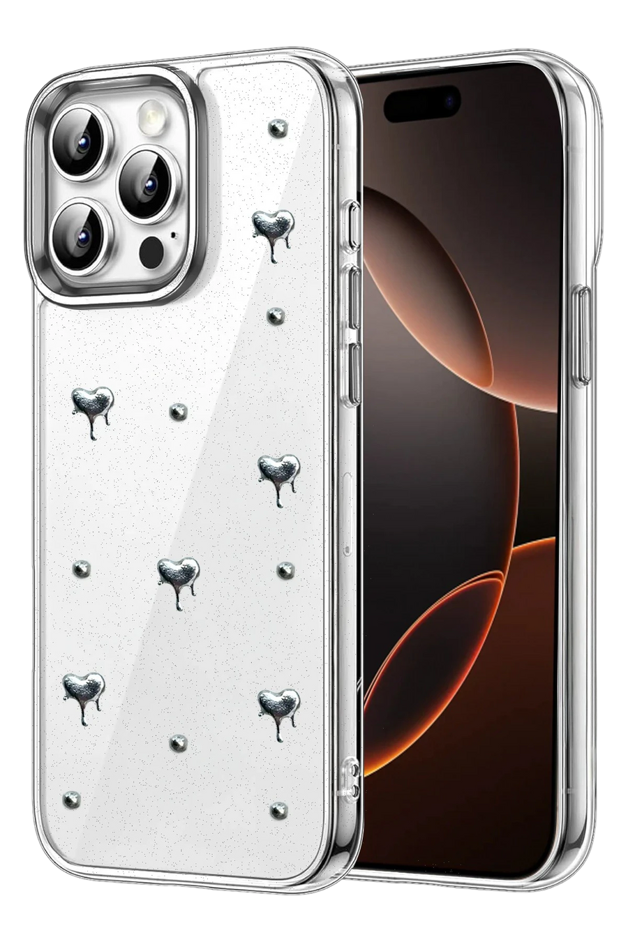 Newface Apple iPhone 14 Pro Max Fiyonk Desenli Kapak - Desen 1