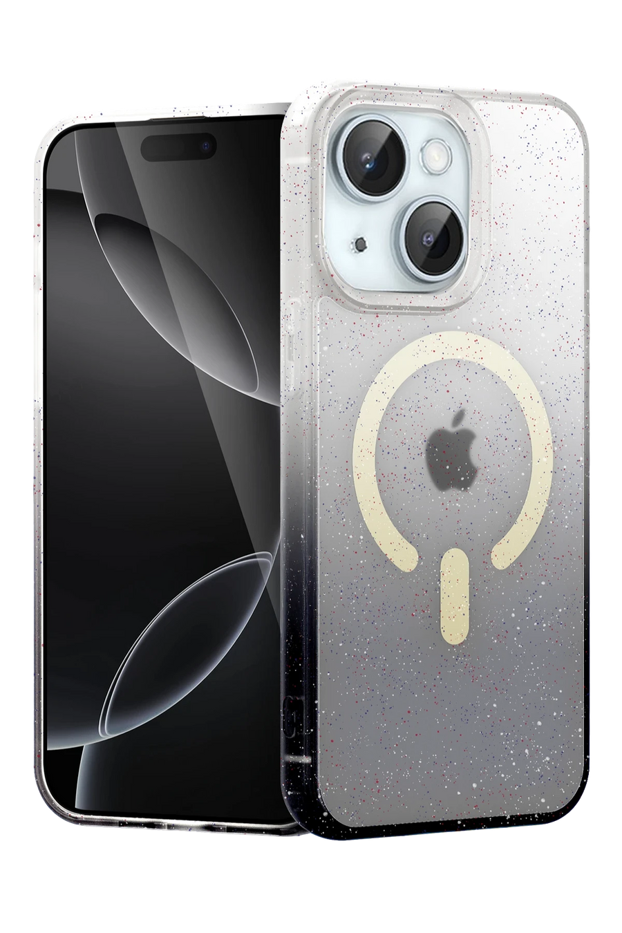 Newface Apple iPhone 14 Pummel Shiny Magsafe Kapak - Siyah