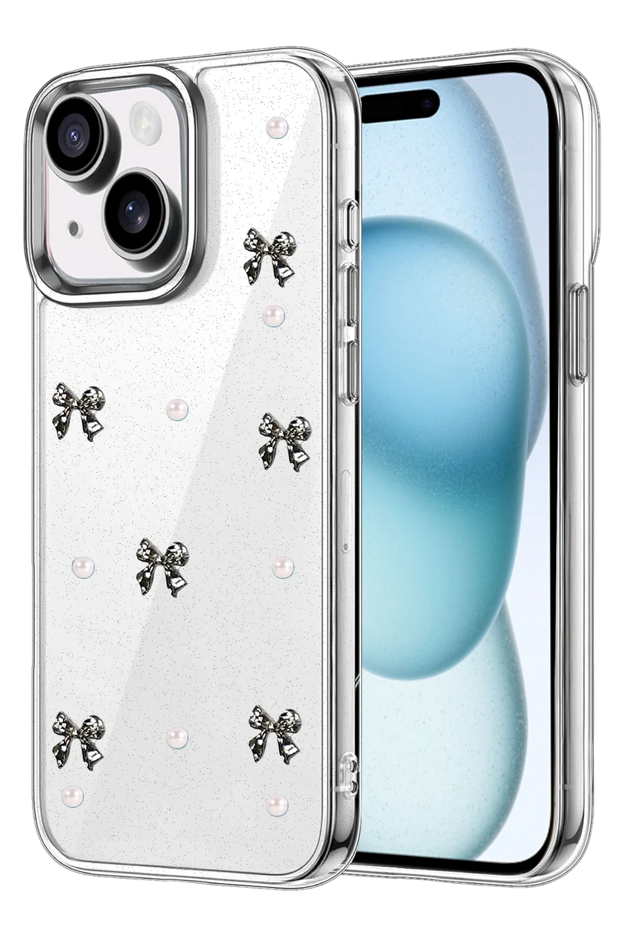 Newface Apple iPhone 15 Fiyonk Desenli Kapak - Desen 8
