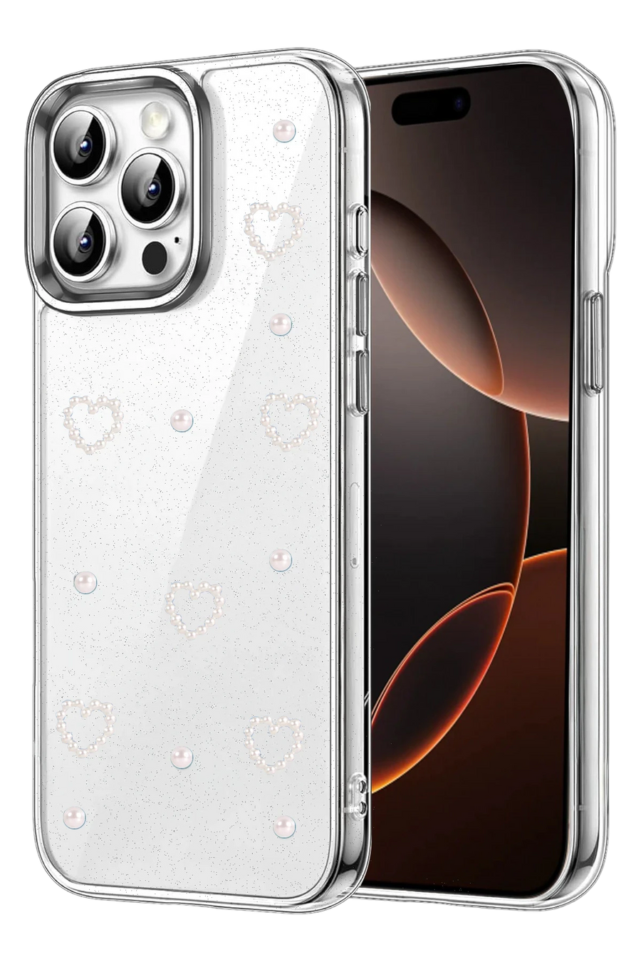 Newface Apple iPhone 15 Pro Max Fiyonk Desenli Kapak - Desen 10