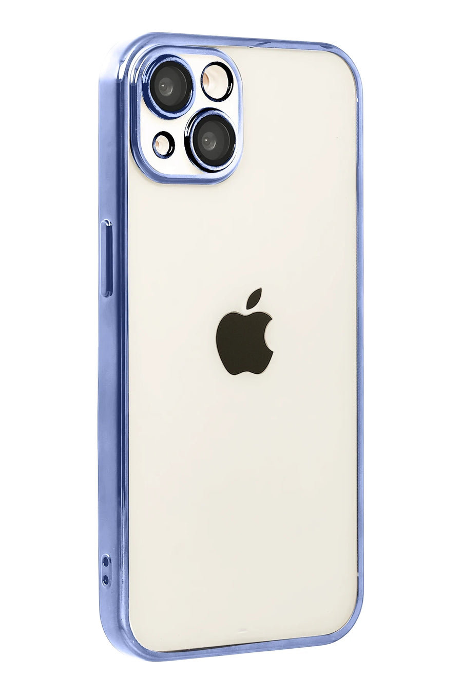 Newface Apple iPhone 15 Razer Lensli Silikon - Açık Mavi