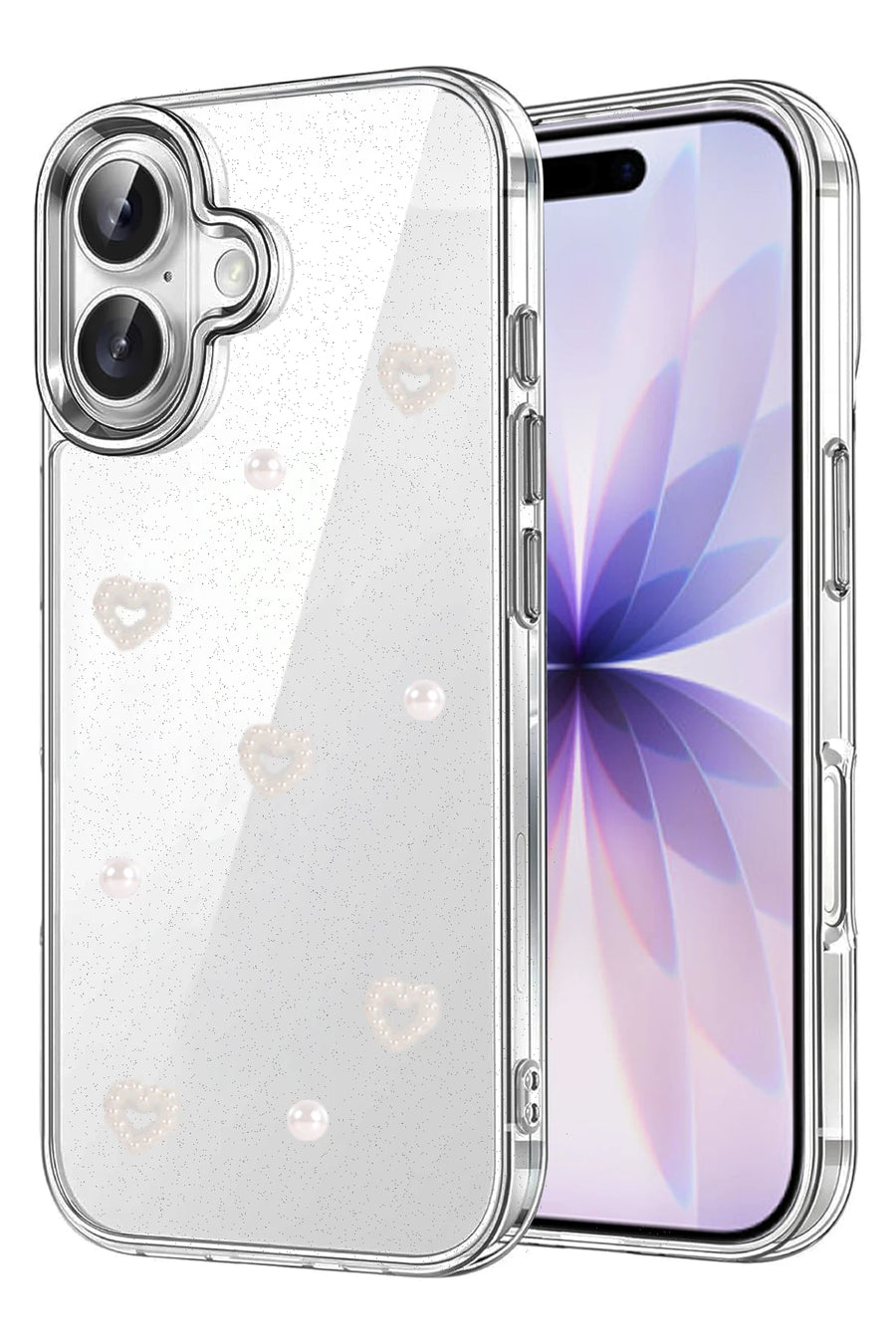 Newface Apple iPhone 16 Fiyonk Desenli Kapak - Desen 10