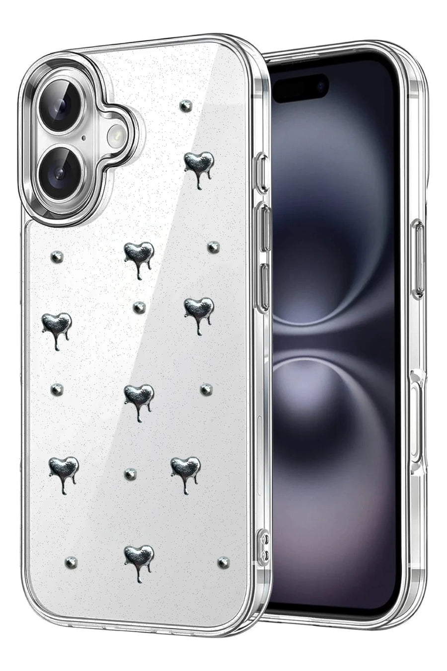 Newface Apple iPhone 16 Plus Fiyonk Desenli Kapak - Desen 1