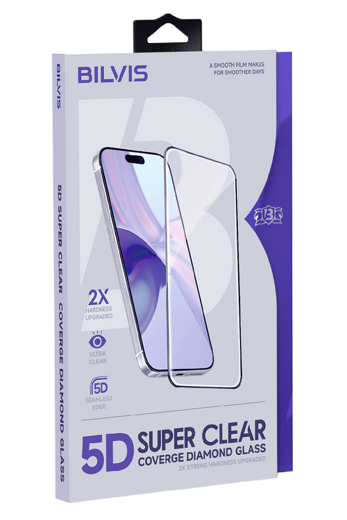 Newface Apple iPhone 17 Air Bilvis 5D Super Clear Diamond Cam Ekran Koruyucu