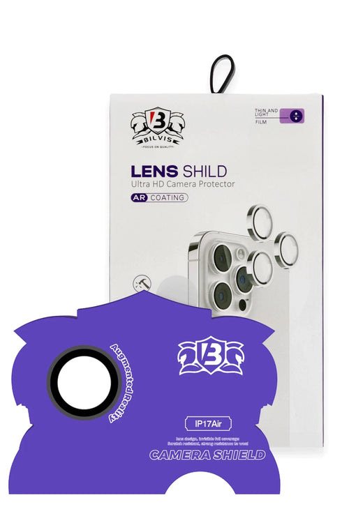 Newface Apple iPhone 17 Air Bilvis Titan Kamera Lens - Siyah