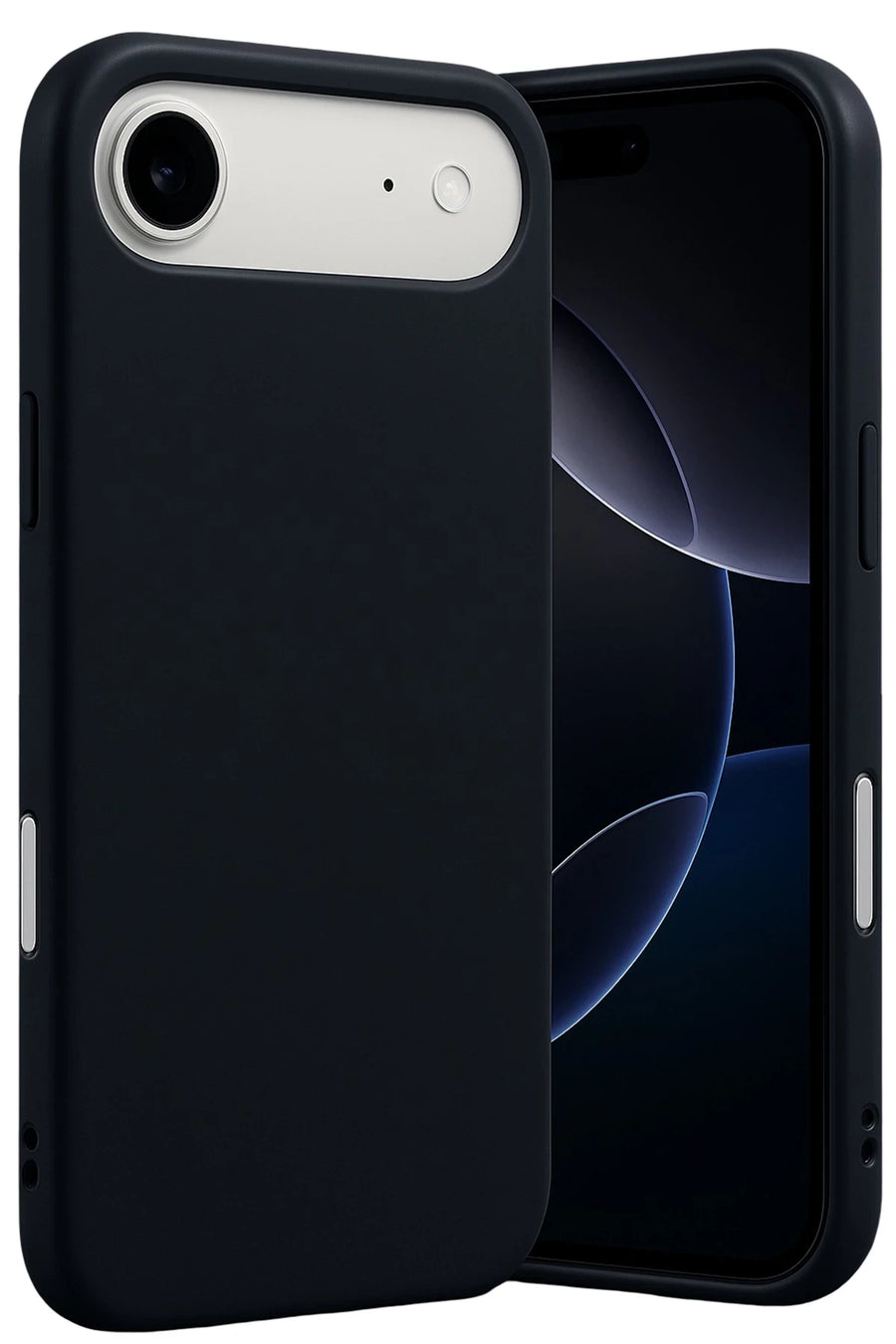 Newface Apple iPhone 17 Air Nano içi Kadife Silikon - Siyah