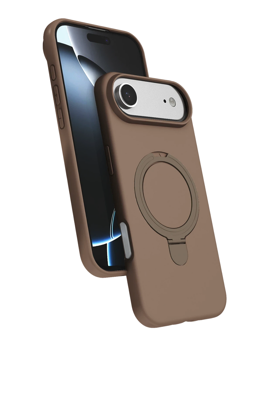 Newface Apple iPhone 17 Air Regal Magsafe Standlı Kapak - Çöl Titanyum