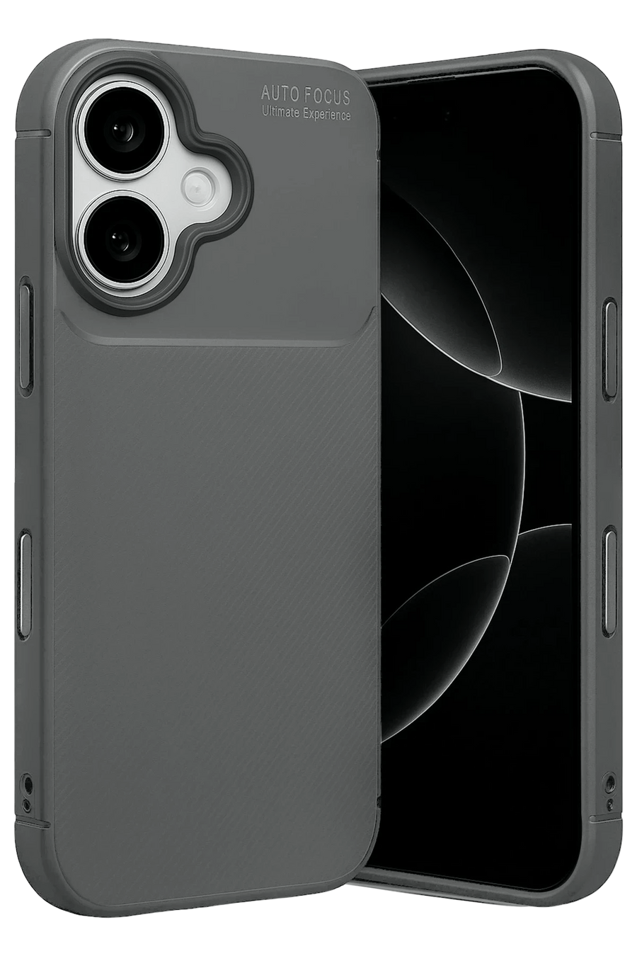 Newface Apple iPhone 17 Auto Focus Karbon Kapak - Gri