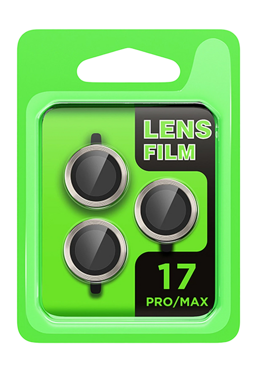 Newface Apple iPhone 17 Pro Raze Metal Kamera Lens - Gri