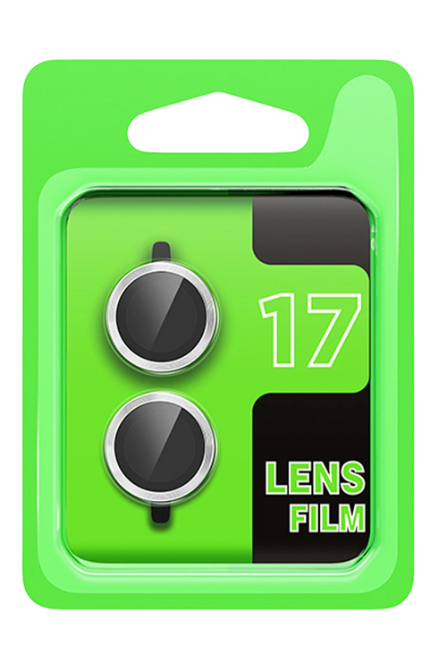 Newface Apple iPhone 17 Raze Metal Kamera Lens - Gümüş