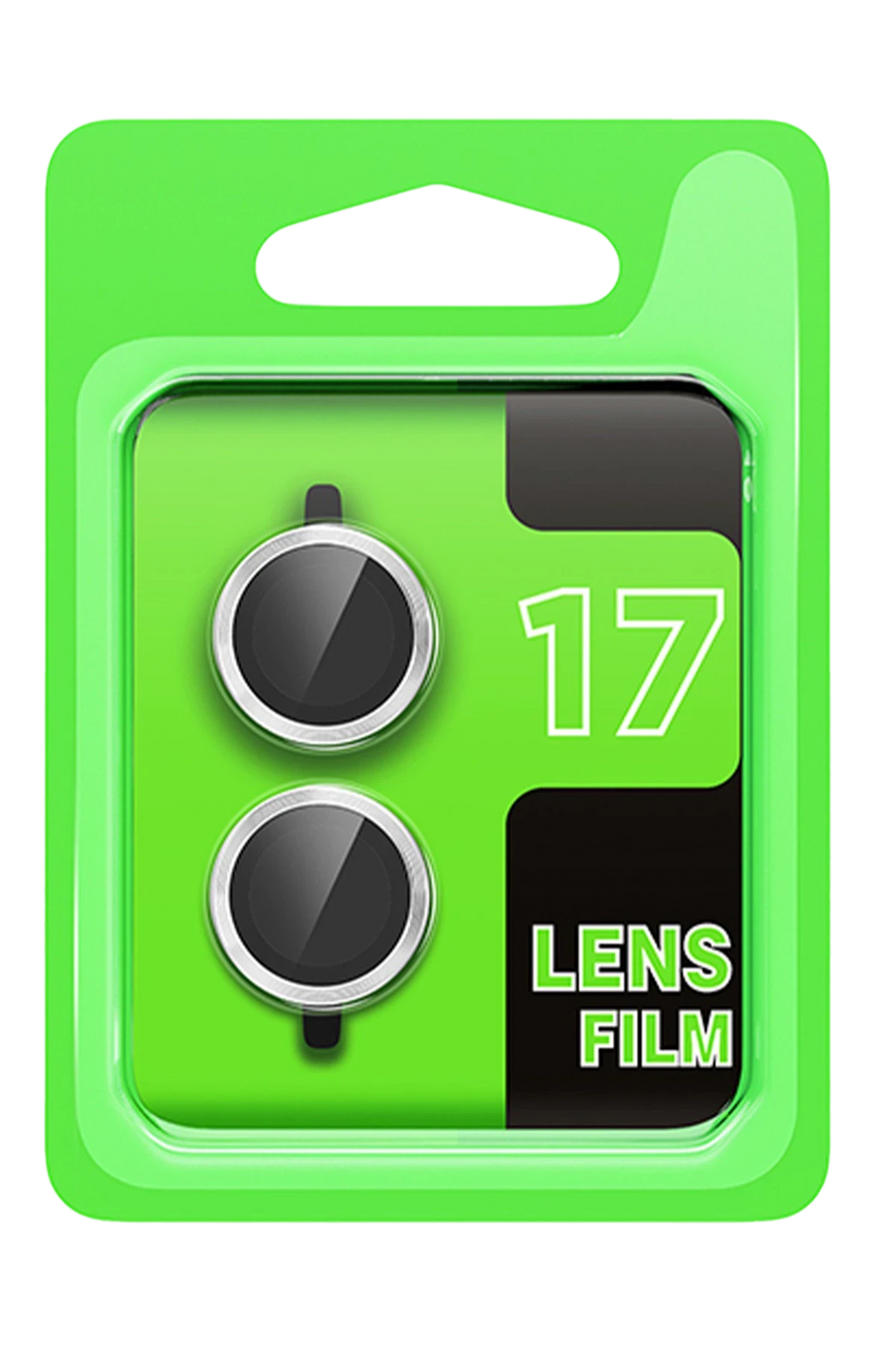 Newface Apple iPhone 17 Raze Metal Kamera Lens - Gümüş