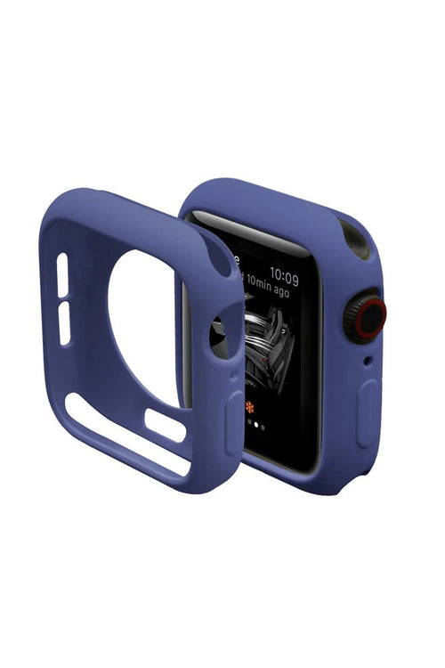 Newface Apple Watch 40mm Silikon Alt Kasa - Mavi