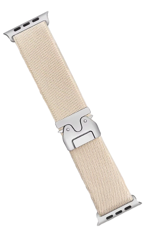 Newface Apple Watch 42mm Forest Kumaş Kordon - Krem