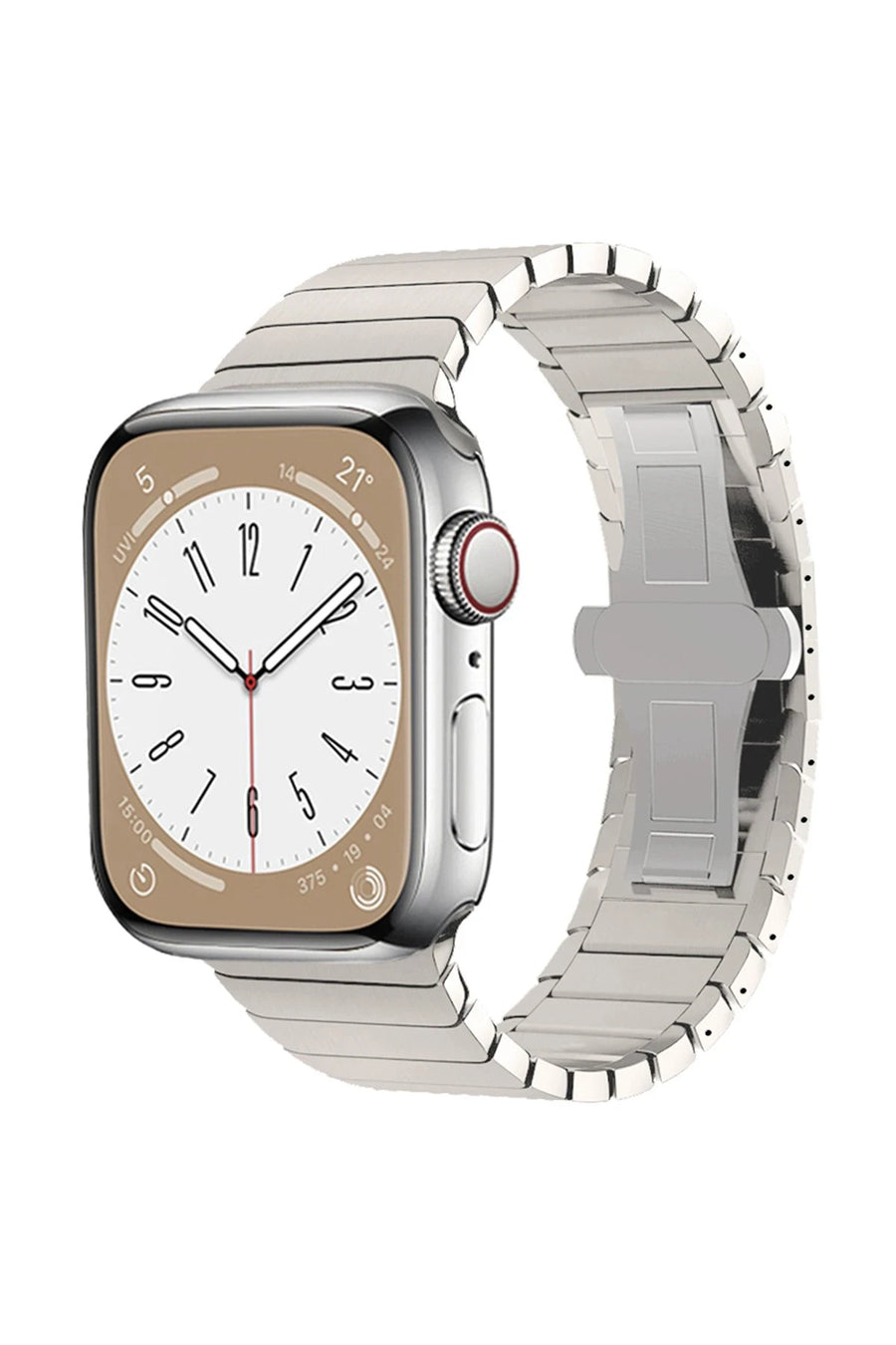 Newface Apple Watch 42mm KR413 Fine Steel Kordon - Yıldız Işığı