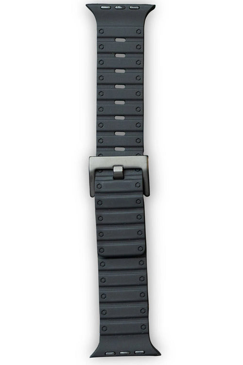 Newface Apple Watch 42mm Magnus Mıknatıslı Silikon Kordon - Siyah