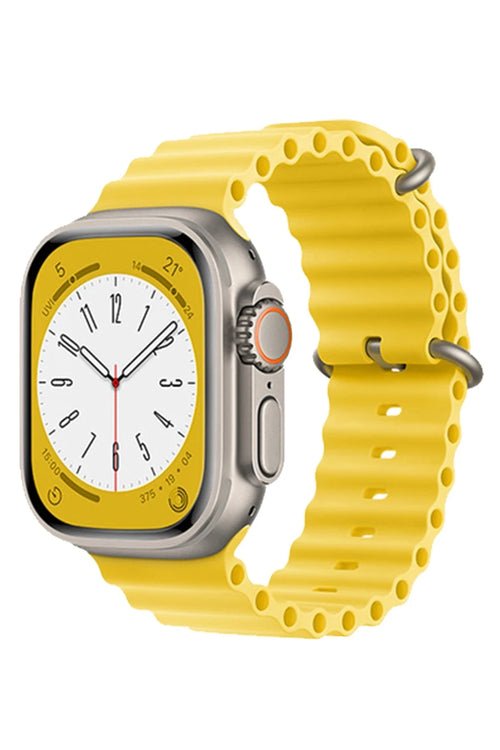 Newface Apple Watch 42mm Ocean Kordon - Sarı