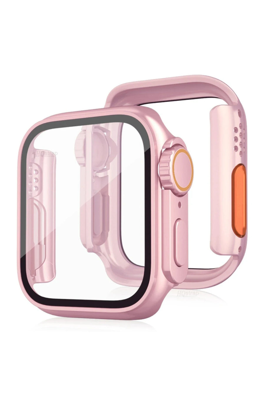 Newface Apple Watch 42mm Watch 49mm Kasa Dönüştürücü ve Ekran Koruyucu - Rose Gold