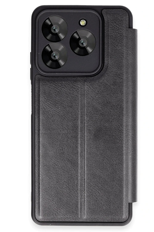 Newface General Mobile Era 50 Kılıf Flip Cover - Siyah