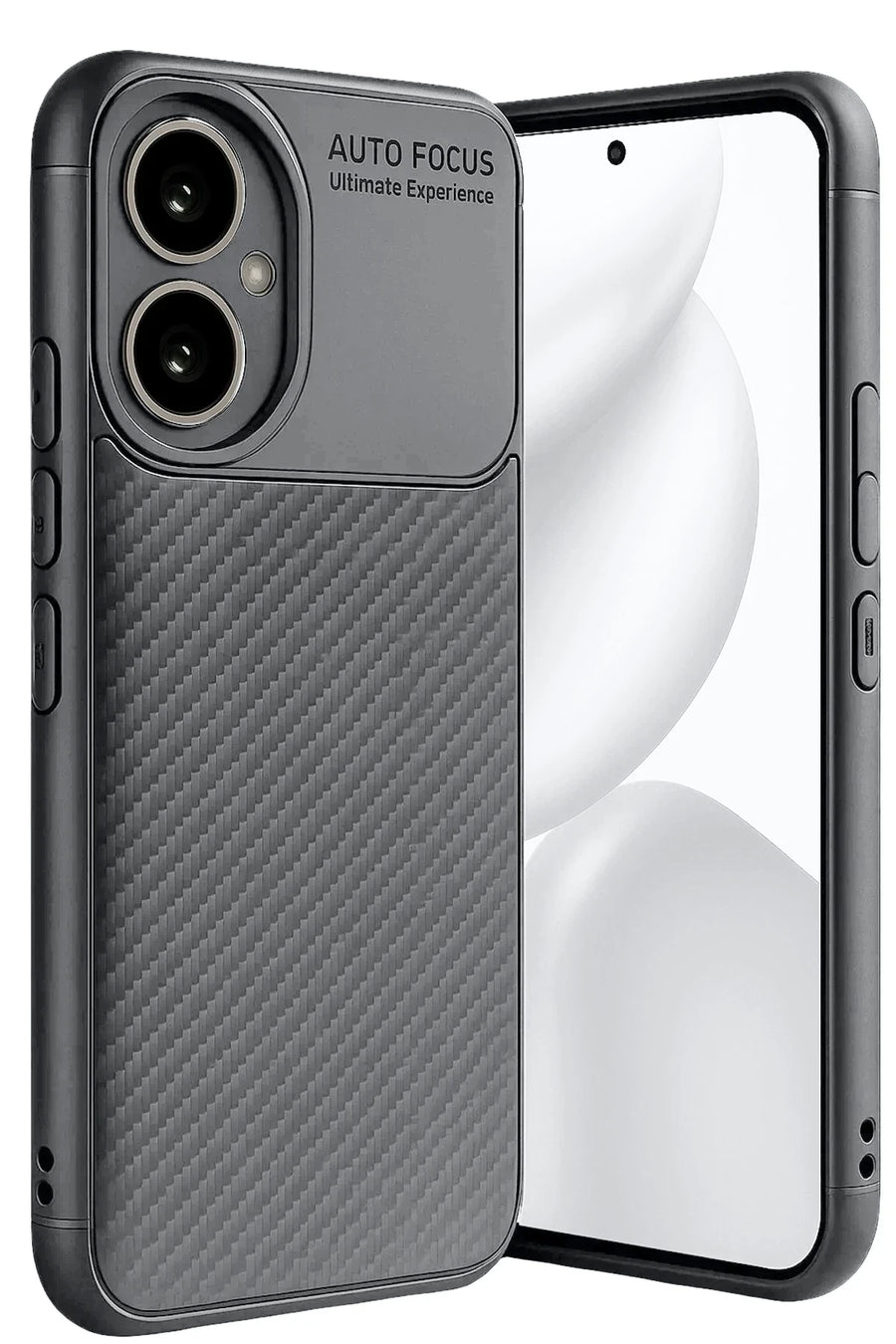 Newface Honor 400 Kılıf Auto Focus Karbon Kapak - Gri