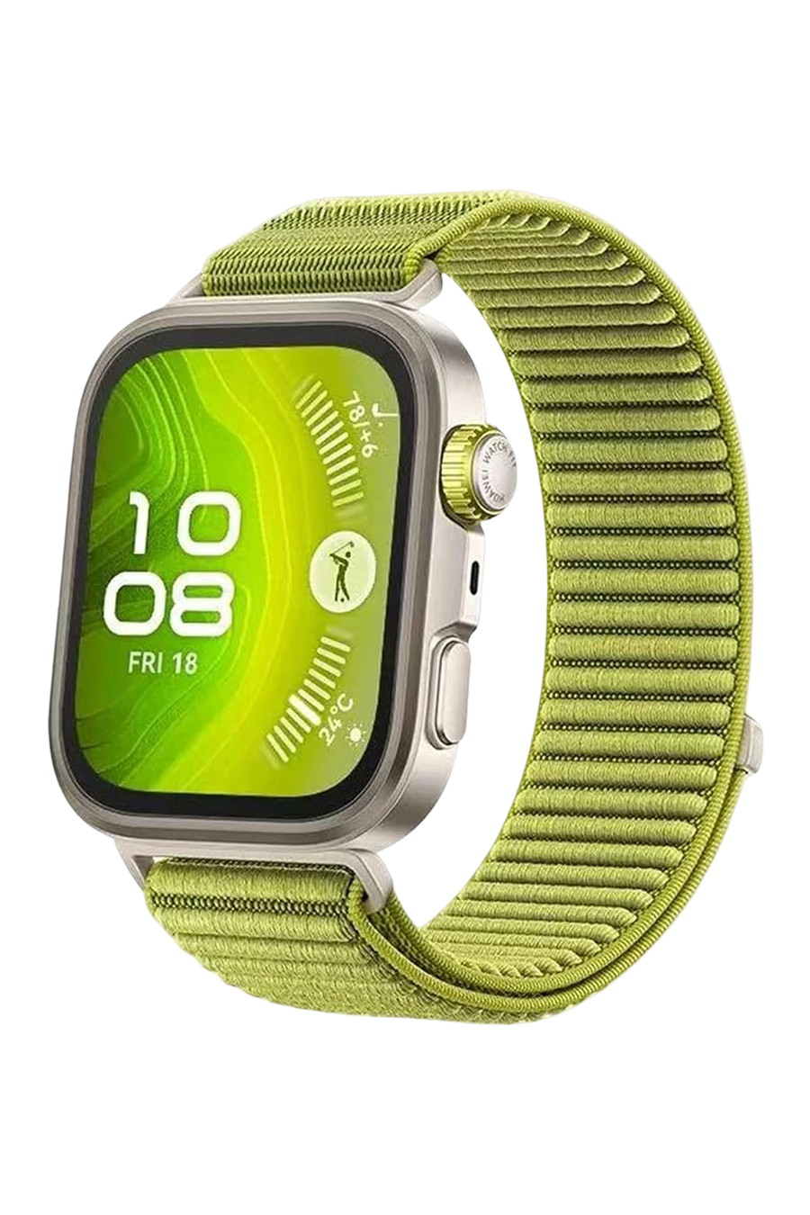 Newface Huawei Fit 4 Braid Kordon - Açık Yeşil