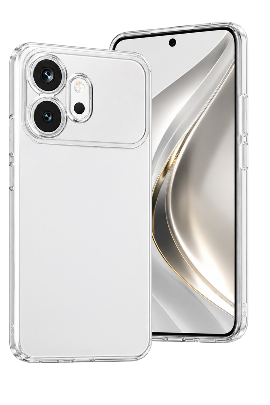 Newface Huawei Honor 600 Lüx Şeffaf Silikon - Şeffaf