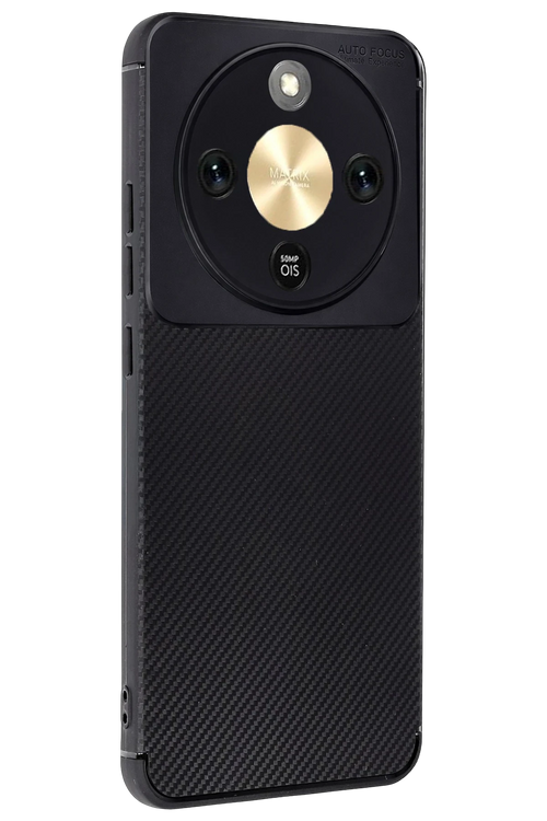 Newface Huawei Honor Magic 8 Lite Auto Focus Karbon Kapak - Siyah