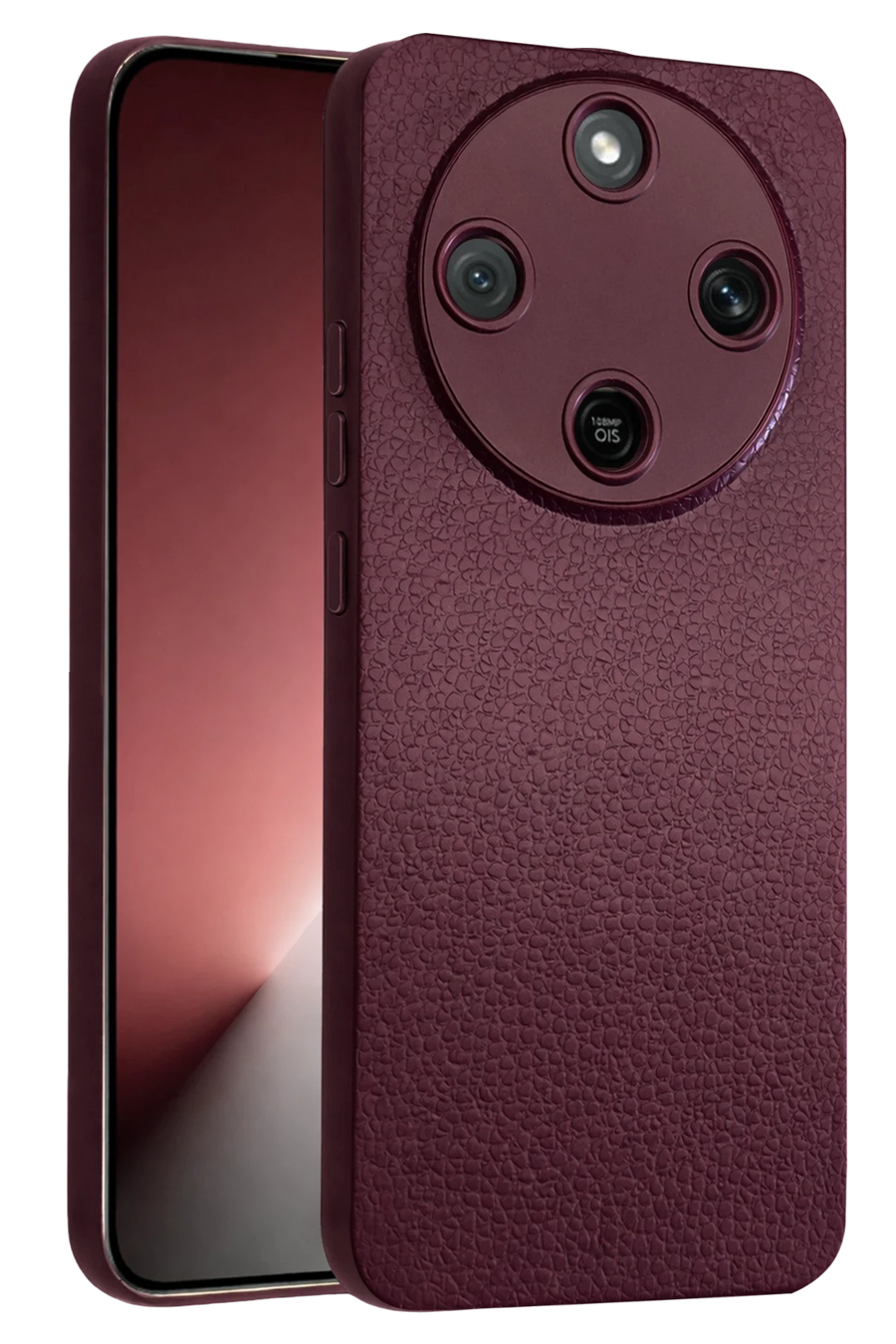 Newface Huawei Honor Magic 8 Lite Thermax Silikon Kılıf - Bordo