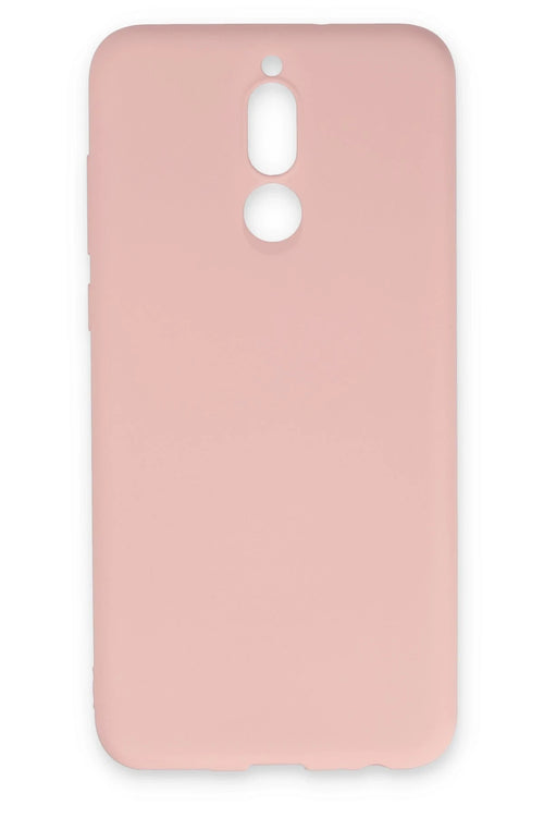 Newface Huawei Mate 10 Lite Kılıf Nano içi Kadife Silikon - Pudra