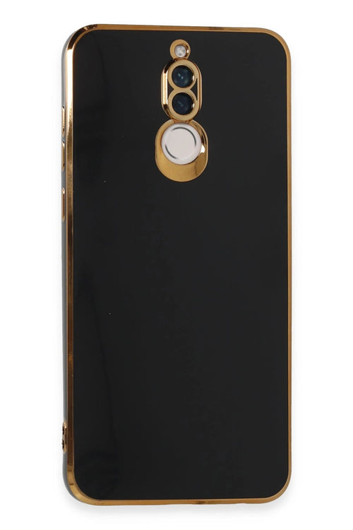 Newface Huawei Mate 10 Lite Kılıf Volet Silikon - Siyah