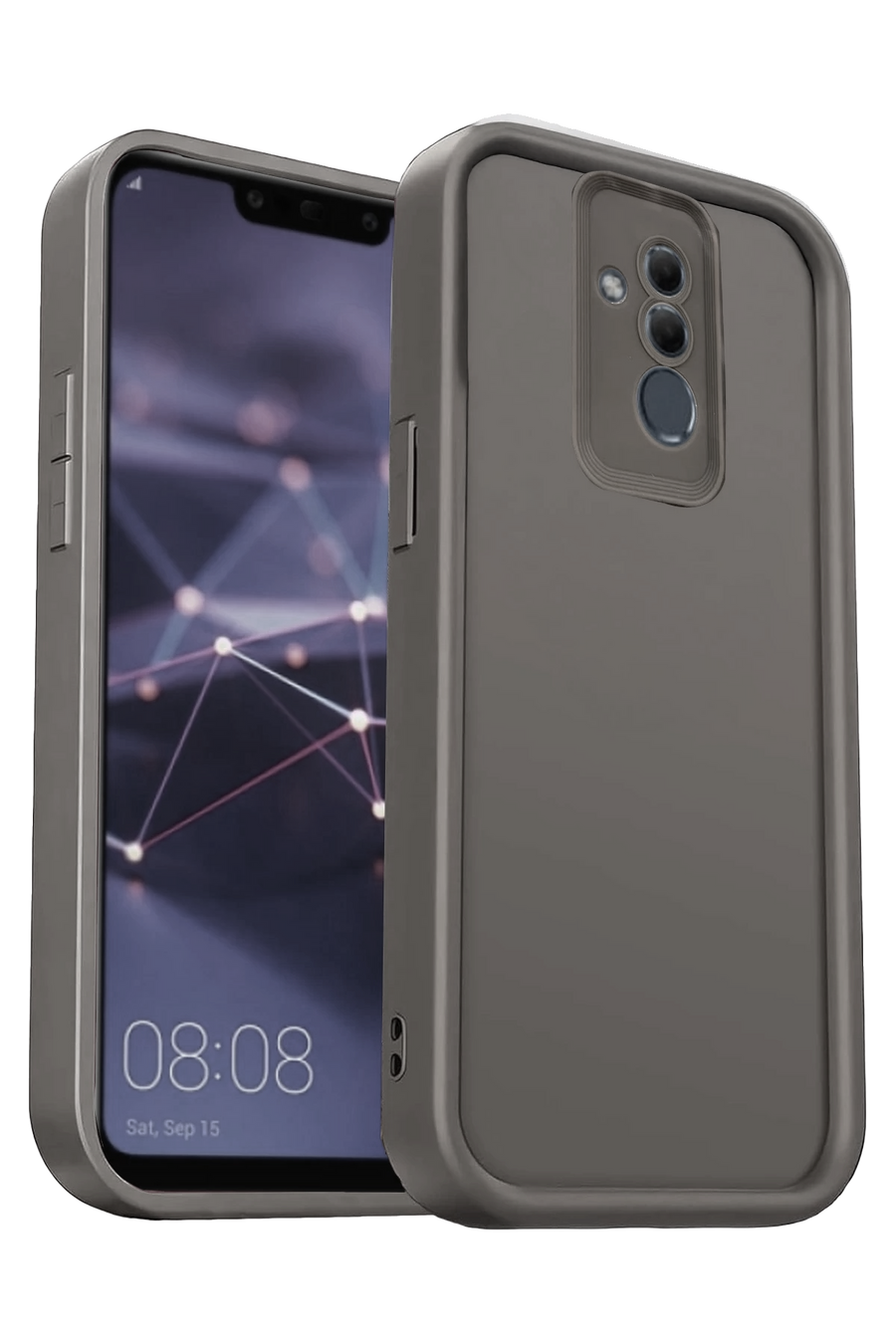 Newface Huawei Mate 20 Lite Kılıf Viera Silikon - Gri