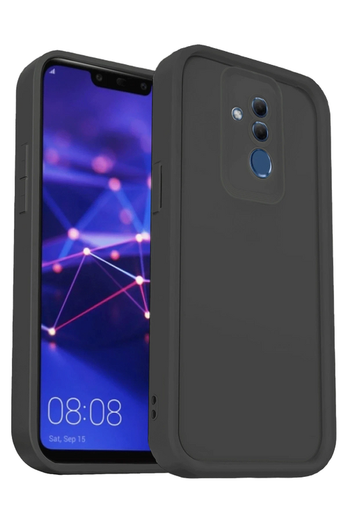 Newface Huawei Mate 20 Lite Kılıf Viera Silikon - Siyah