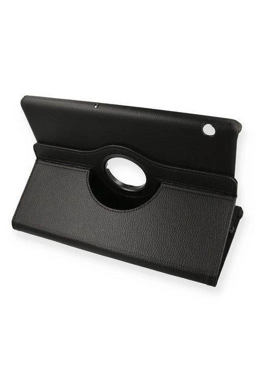 Newface Huawei MediaPad T5 10 Kılıf 360 Tablet Deri Kılıf - Siyah