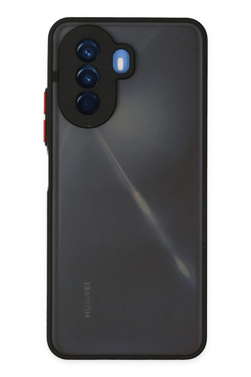 Newface Huawei Nova Y70 Kılıf Montreal Silikon Kapak - Siyah