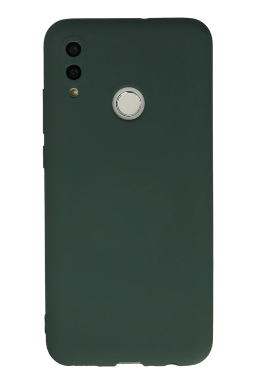 Newface Huawei P Smart 2019 Kılıf Nano içi Kadife Silikon - Koyu Yeşil