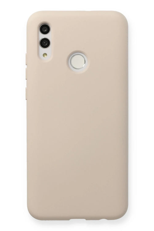 Newface Huawei P Smart 2019 Kılıf Nano içi Kadife Silikon - Pudra