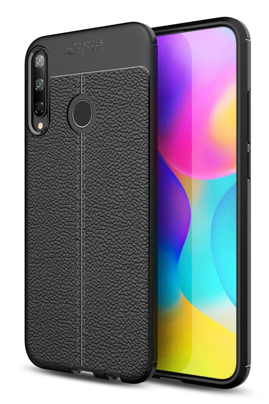 Newface Huawei P40 Lite E Kılıf Auto Focus Kapak - Siyah