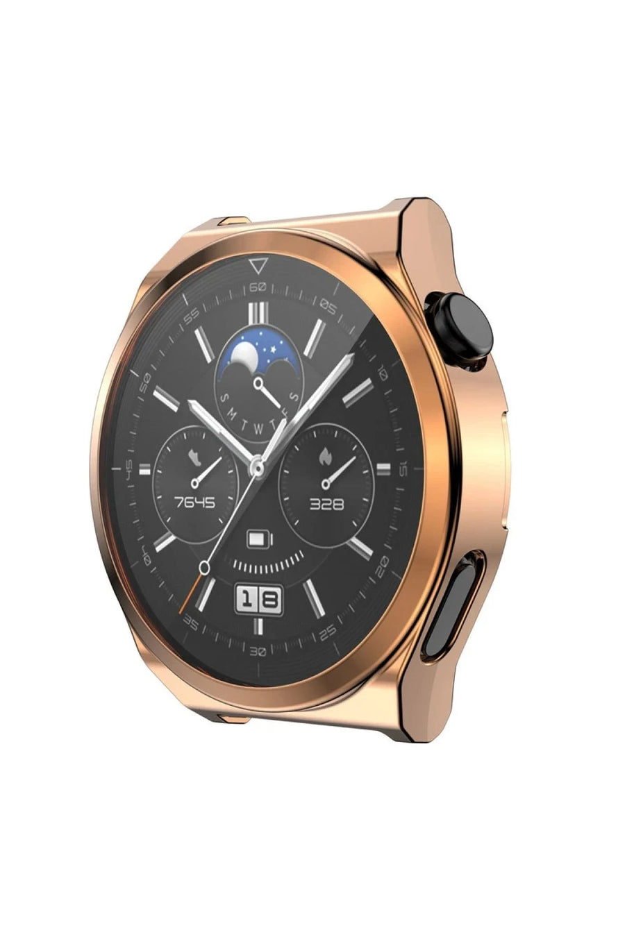 Newface Huawei Watch Fit 46mm Dota Camlı Kasa Ekran Koruyucu - Gold