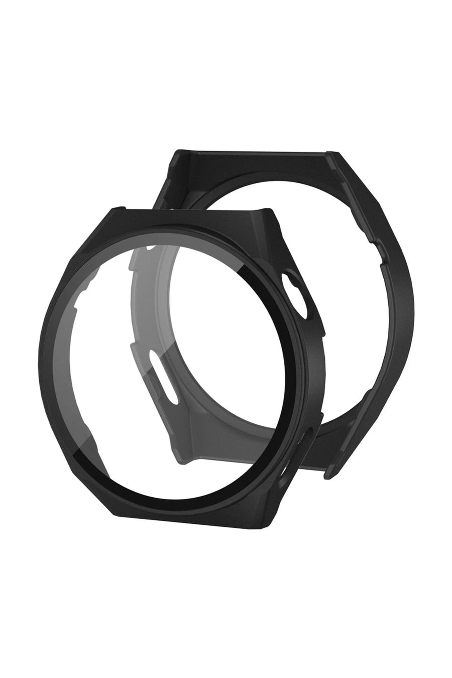 Newface Huawei Watch GT2 42mm Dota Camlı Kasa Ekran Koruyucu - Siyah