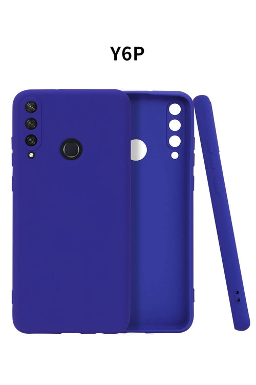 Newface Huawei Y6P Kılıf First Silikon - Lacivert