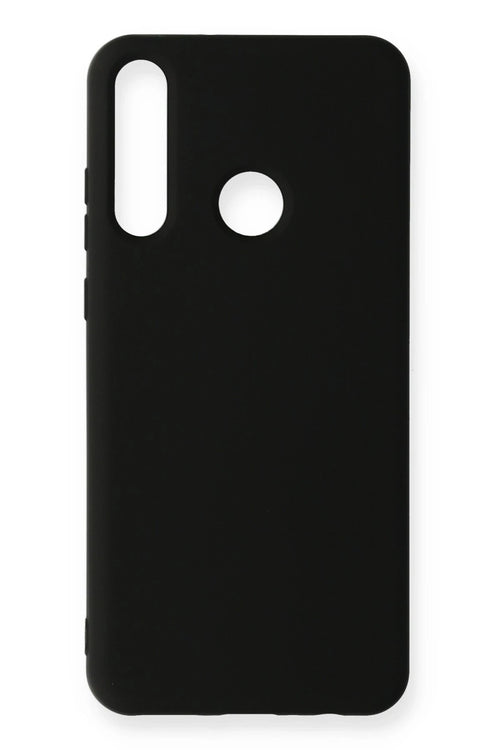 Newface Huawei Y6P Kılıf Nano içi Kadife Silikon - Siyah